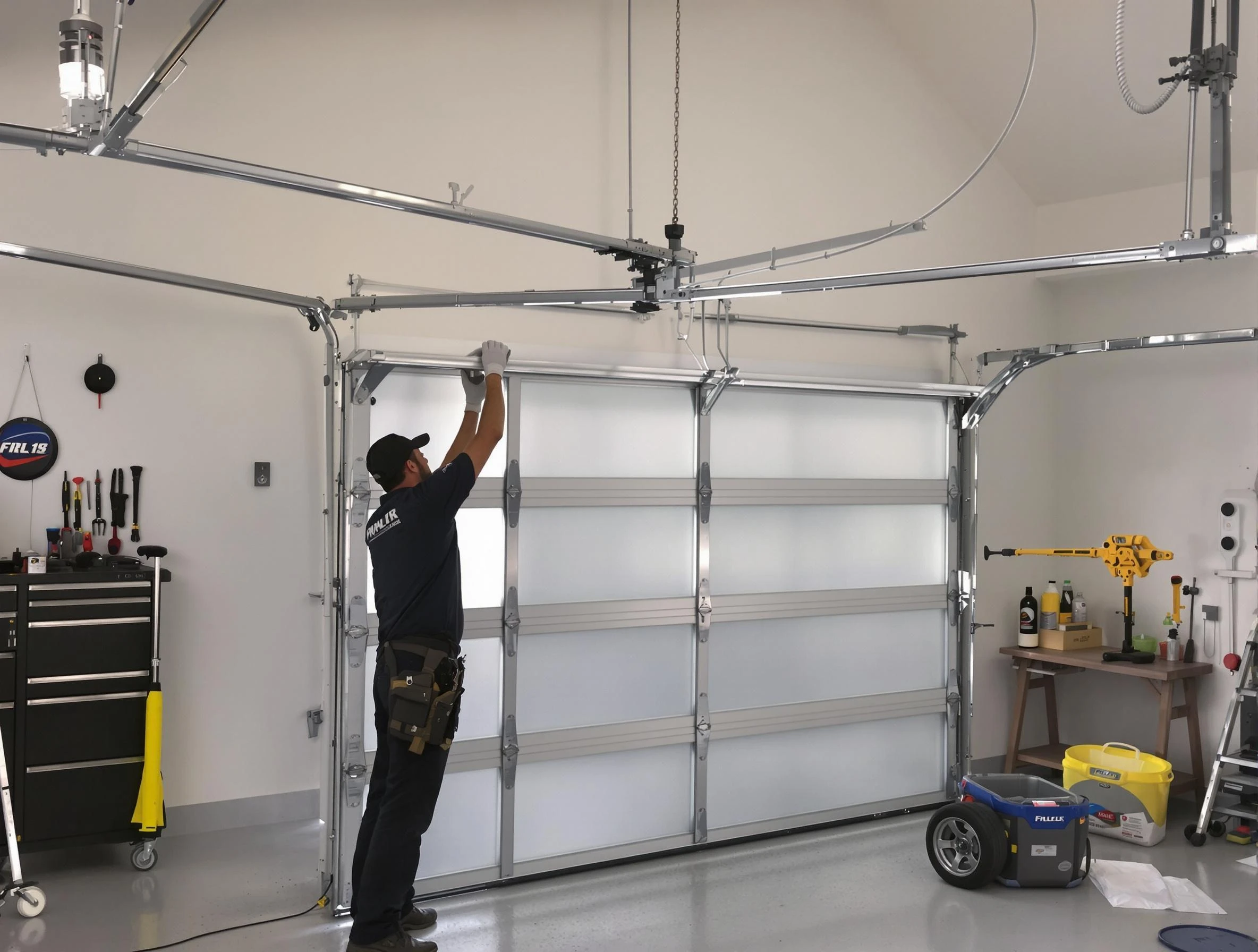 Northbrook Garage Door Repair certified team performing precision garage door installation in Northbrook