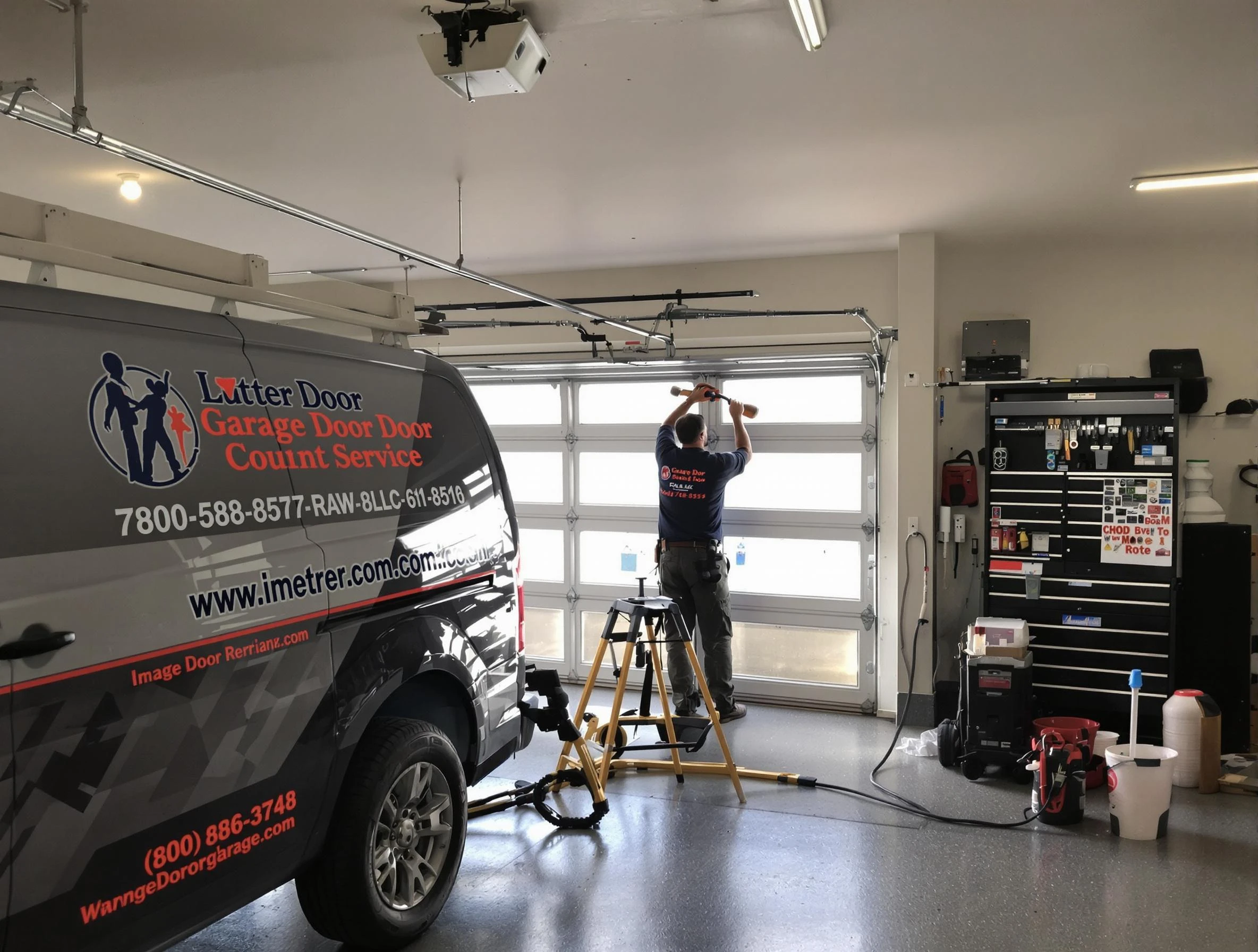 Northbrook Garage Door Repair rapid response team performing same-day repair in Northbrook